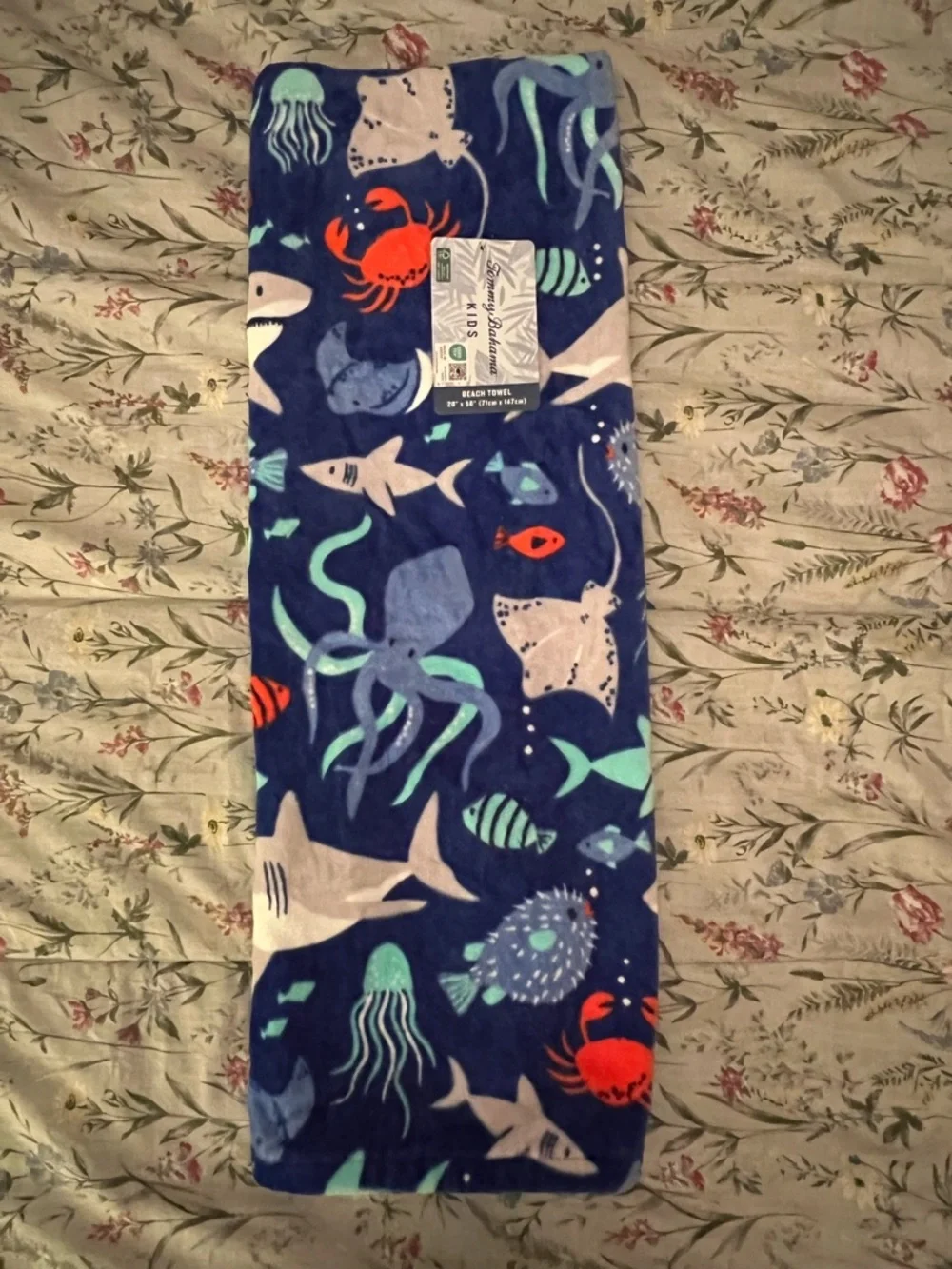 Tommy Bahama Kids Sea Life Beach Towel